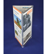 Trīspusējs reklāmas bukletu stends (3 x1/3 A4)