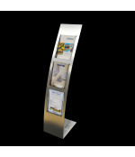 Novietojams alumīnija kompozīta statīvs (3 x A4)