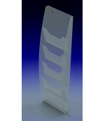 Pie sienas piestiprināms organiskā stikla statīvs (5xA4)