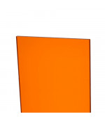 PMMA org.stikla caurule(100x94x2000 mm), oranža