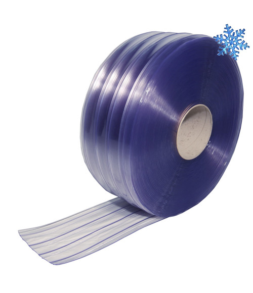 PVC sloksne, rievota (200mm x 2mm) salizturīga