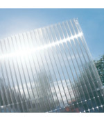 Šūnu polikarbonāts 16mm (16x2100x6000 mm), caurspīdīgs Plaskolite (2.5)
