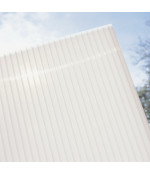 Šūnu polikarbonāts 10mm (10x2100x7000 mm), balts Polygal (1.7)