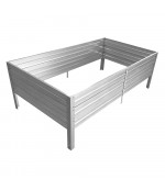 Paaugstinātā dārza dobe KLASIKA GARDEN (1500x750x300 mm) cinkota