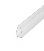Polikarbonāta nobeiguma profils U (4x2100 mm)