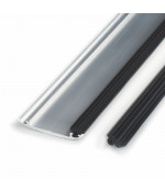 Augšējais alumīnija piespiežamais profils (8.5x60x3000 mm) ar starplikām