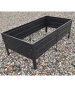 Paaugstinātā dārza dobe KLASIKA GARDEN (1500x750x300 mm) brūna