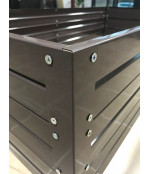 Paaugstinātā dārza dobe KLASIKA GARDEN (1500x750x300 mm) brūna