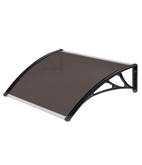 Durvju  jumtiņš 1200x1500 mm  tonēts, melni turētāji