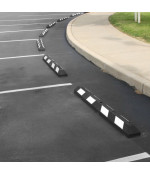 Gumijas atdures barjera, 180 cm