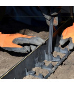 Plastmasas apmale (1000x80x60 mm) ar kanālu