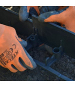 Plastmasas apmale (1000x80x60 mm) ar kanālu