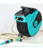 Laistīšanas sistēma ar automātisko spoli un 13 mmx20 m PVC šļūteni