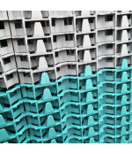 Zāliena režģis 39x500x500 mm zaļš (bezšķiras - dažādu toņu)