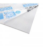 PC Šūnu polikarbonāta plāksne (6x600x930 mm), caurspīdīga