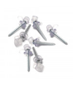 PC stiprinājuma skrūve (6 mm x 50 mm), 50 gab