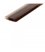 Polikarbonāta savienojuma profils H - 10mm x 3 m / 6 m bronza