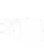 Organiskā stikla aizsargbarjera 3x600x800 mm
