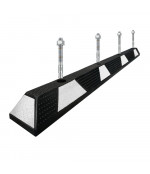 Gumijas atdures barjera stāvvietām, 180 cm (ar stiprinājumiem)