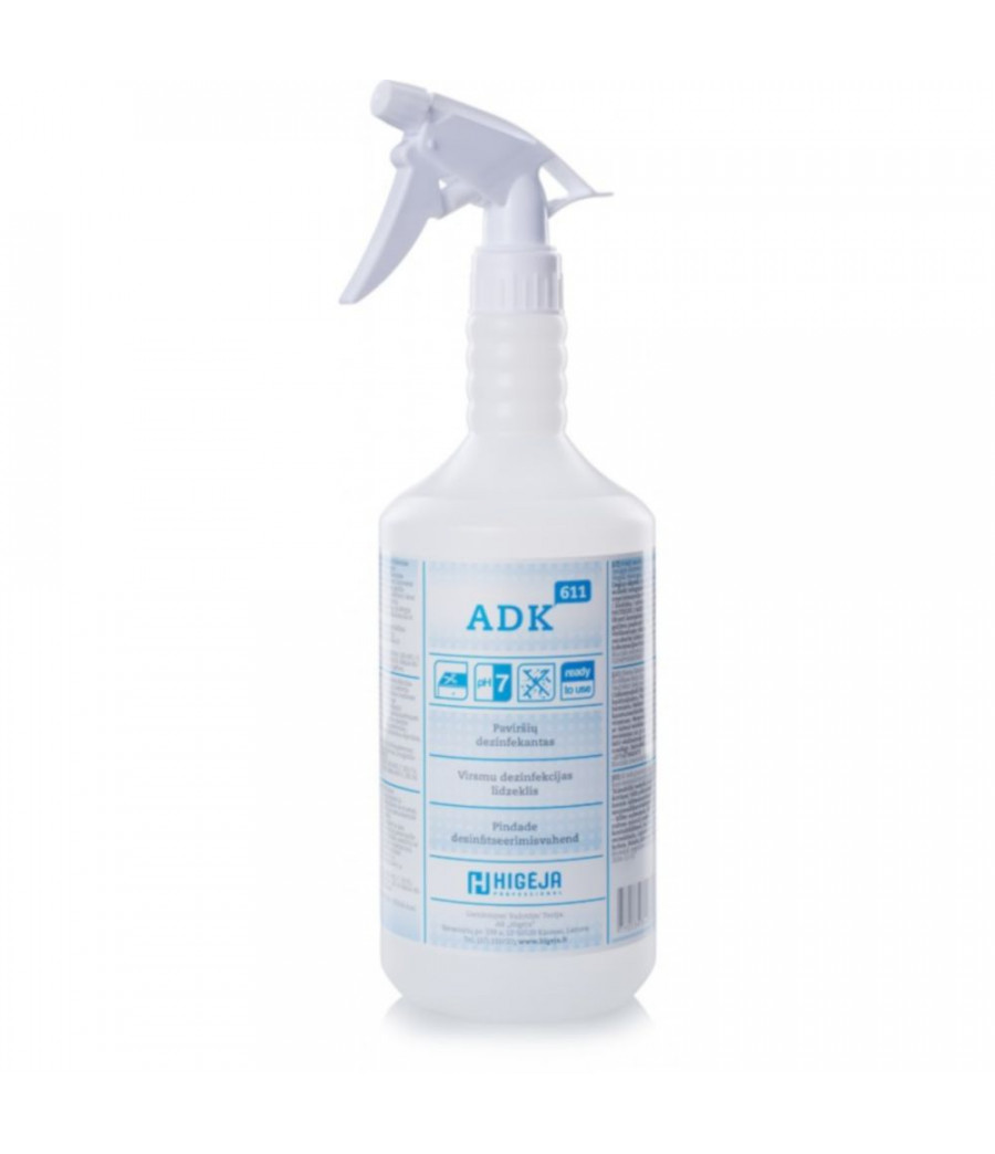 Virsmu dezinfekcijas līdzeklis ADK – 611 1L
