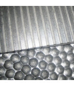 Gumijas paklājs ar tekstilu 12x2450x33000 mm