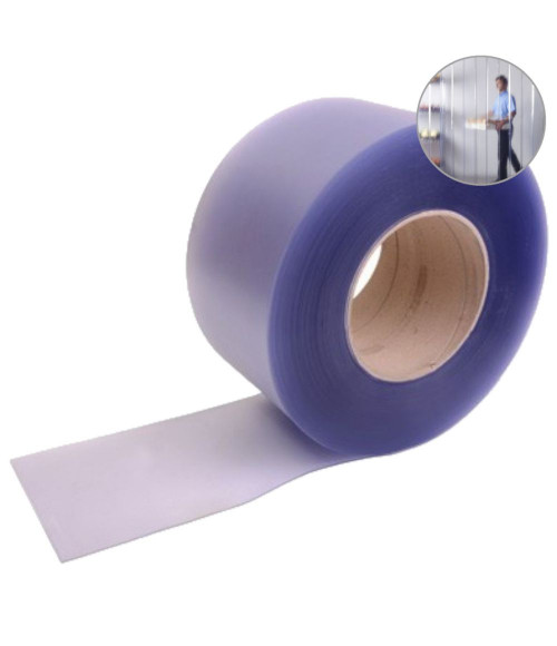 PVC sloksne, līdzena (200mmx2mm) matēta "Frosted"