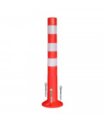 Lokans brīdinājuma stabiņš 755 mm oranžs (ar stiprinājumiem)