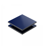 Alumīnija kompozīta plāksne Light 3x1250x4050 mm, zils