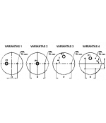 Pneimatiskais vienstāvu gaisa spilvens 