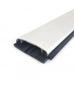 Augšējais alumīnija piespiežamais profils (8.5x60x3000 mm) anodēta ar starplikām