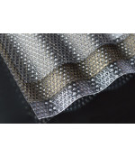 Profilētā polikarbonāta loksne DIAMOND, pelēka 2.6x1045 mm