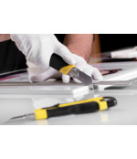 Putots PVC (19x1250x3000mm) Trovicel, balts