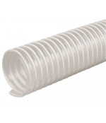 Poliuretāna šļūtene ar integrētu PVC spirāli EspiroPU (180 mm), birstošiem produktiem