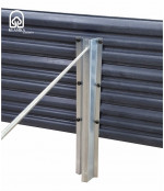 Paaugstinātā dārza dobe KLASIKA Woodlook (1500x750x300 mm), pelēka