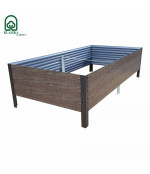 Paaugstinātā dārza dobe KLASIKA Woodlook (1500x750x300 mm), brūna