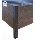 Paaugstinātā dārza dobe KLASIKA Woodlook (1500x750x300 mm), brūna