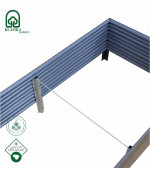 Paaugstinātā dārza dobe KLASIKA Woodlook (1500x750x300 mm), brūna