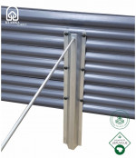 Paaugstinātā dārza dobe KLASIKA Woodlook (1500x750x300 mm), brūna