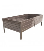 Paaugstinātā dārza dobe KLASIKA GARDEN (1500x750x300 mm) brūna