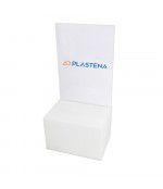 Ziedojumu kastīte ar A4 informācijas stendu