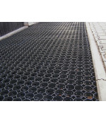 Zāliena režģis (49x500x500 mm) melns