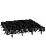 Zāliena režģis (49x500x500 mm) melns