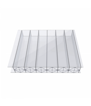 Šūnu polikarbonāts (10x620x1150 mm), caurspīdīgs (1.5)