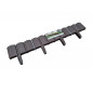 Plastmasas barjera 785x105 mm brūna