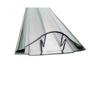 Polikarbonāta savienojumu sistēma H (6-10 mm x 6 m) ar starplikām