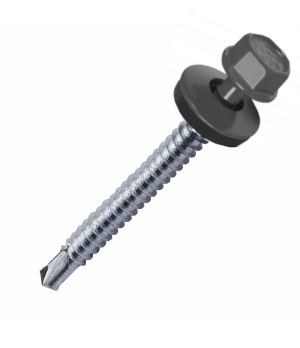 PC stiprinājuma skrūves, metālam (5.5 mm x 32 mm), pelēka 250 gab