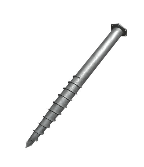 Pamatu skrūvpālis M (68x800 mm) HDG