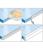 Elpojoša līmlente polikarbonāta blīvēšanai (38 mm x 25 m)