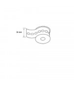 Elpojoša līmlente polikarbonāta blīvēšanai (38 mm x 25 m)