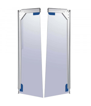 PVC slokšņu aizkari, līdzeni (1200mm x 7mm x 20m) salizturīgi